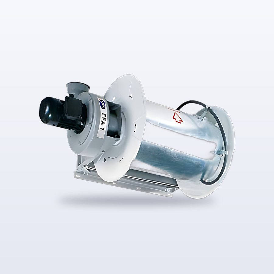 Fanlı Egzoz Makarası Hortumsuz ø75 mm (Küçük Boy)
