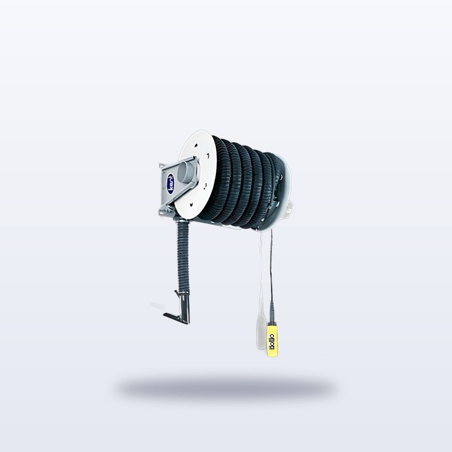 Motor Sarmalı Egzoz Makarası ø100 mm 10 m Hortumlu